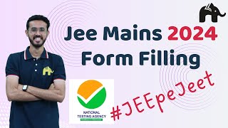 How to Fill JEE Mains form 2024  JEE Mains Form Filling  JEE pe Jeet [upl. by Anuaik72]