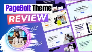 PageBolt WordPress Theme Review Landing Page WordPress Theme by UiCore [upl. by Llerrod]