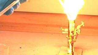 Hypergolic Reaction  Periodic Videos [upl. by Enaywd]