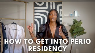 How To Get Into Periodontics Residency Ft draierdavis [upl. by Ammann]