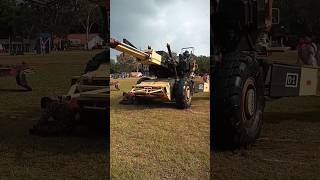 Bofors 155mm artillery howitzer at devlali camp indian army [upl. by Nevar]