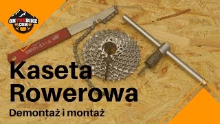 Serwis roweru  Demontaż i montaż kasety rowerowej [upl. by Anglim]