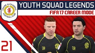 FIFA 17 Career Mode Crewe Alex 21  LIVERPOOL YOUTH SQUAD LEGENDS [upl. by Acquah]