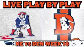 Patriots vs Broncos Live Play by Play amp Reaction [upl. by Alexis]