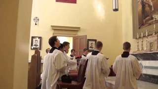 Salve Regina Solemn Tone FSSP [upl. by Zaid]