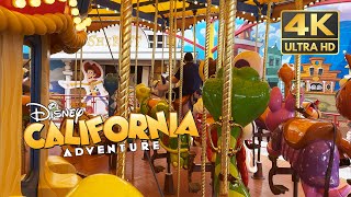 2024 Jessies Critter Carousel  4K Ride POV  Disney California Adventure [upl. by Aital]