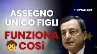 👪 BONUS FIGLI CON DRAGHI assegno unico in 5 passi [upl. by Tsew295]