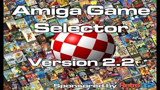 Live  AMIGA GAME SELECTOR 22 sur lA500 Mini [upl. by Ehtylb860]