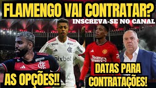 FLAMENGO VAI CONTRATAR NOVO ATACANTE ALCARAZ APRESENTADO BRUNO HENRIQUE E GABIGOL AS OPÇÕES [upl. by Silber]