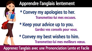 Apprenez langlais avec une Prononciation Lente et Facile  English Speaking Practice Slowly [upl. by Ciccia170]