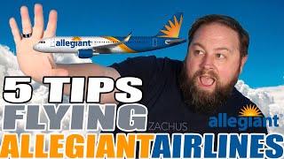 5 Tips For Flying Allegiant Airlines DO NOT MISS THIS [upl. by Averell]