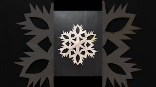 How To Make Easy Snowflakes  Snowflakes Tutorial Step By Step  Snowflakes Designs [upl. by Harmonia552]