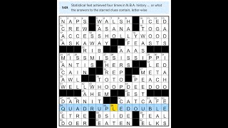 🤢 Sunday NYT Crossword 27OCT2024  SPOILERS [upl. by Esirahs480]