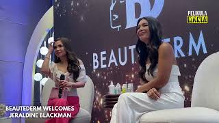 Jeraldine Blackman reveals she chose BEAUTEDERM as first skincare endorsement  Rhea AnicocheTan [upl. by Zilevi]