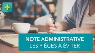 Concours  conseils pour la note administrative [upl. by Aimaj]