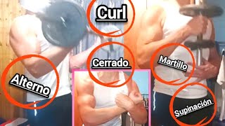 Los Mejores Ejercicios para BICEPS 💪🏼 Grandes  en casa  Cambio Físico [upl. by Ahsito]