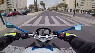 City Driving Suzuki GSR 750 [upl. by Aiden206]