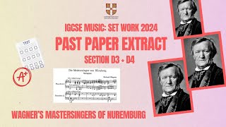 WAGNER Extract  Set Work IGCSE Music June 2024 Mastersingers of Nuremburg Overture [upl. by Volkan]