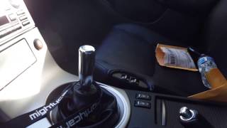 Review Mishimoto Weighted Shift Knob on G35 6MT [upl. by Lulita]