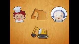 Baby Wooden Blocks  Puzzle Educational Gameplay video for Kids [upl. by Kenta]