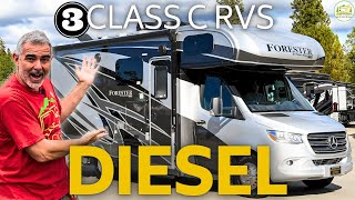 3 Small Diesel Class C RVs Tours All Under 25 Feet  2024 Models [upl. by Annail340]