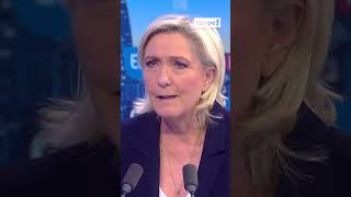 Marine Le Pen future cheffe des armées  shorts radio politique [upl. by Icat]