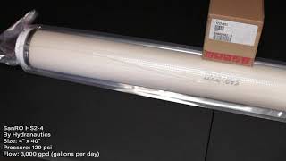 SANRO HS24 4 x 40 129 psi Reverse Osmosis Membrane [upl. by Aysa593]