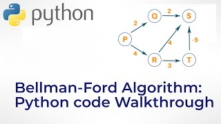 BellmanFord Algorithm with Python Code Walkthrough [upl. by Storfer]