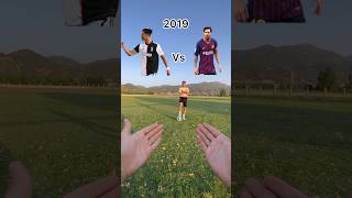 Comparison of Messi and Ronaldo 😲🤔 shorts viralvideo challenge [upl. by Garreth]