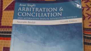 Arbitration and conciliation book Avtar Singh Saurabh Bindal [upl. by Ishmul]