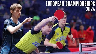 FULL MATCH  Truls Moregard Anton Kallberg vs Anders Lind Gacina  2024 European Championships [upl. by Nosnarb123]