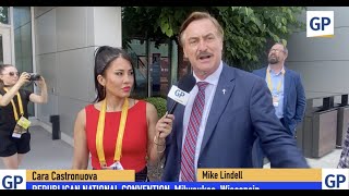 Interview with Mike Lindell at the Republican National Convention [upl. by Pulchia]