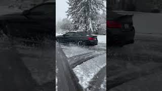 Bmw 435i snow drift [upl. by Meara415]