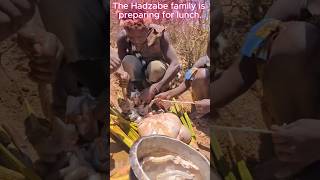 The Shocking Truth About Hadzabe Family Lunch Preparations [upl. by Aerdnna]