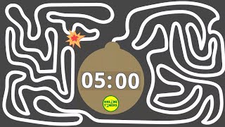 Timer 5 Min Bomb  300 Second Bomb Countdown  Bomb Timer  Online Timers [upl. by Searcy]