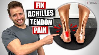 Heal Your Achilles Tendonitis At Home Achilles Tendon Treatment [upl. by Nrubloc]