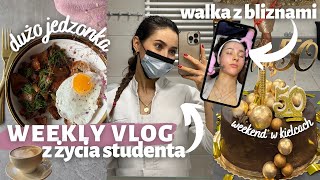 WEEKLY VLOG 🌱  Studia fizjo dużo jedzonka 🍰 treningi amp DERMAPEN 💉 [upl. by Siskind]