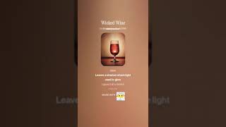 Wicked 🍷 Wine youtubeshorts poemsforpoets [upl. by Inttirb]