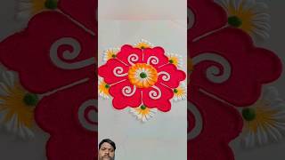 Easy rangoli designs for beginners rangoli diwalirangolidesigns [upl. by Kenji]