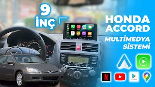 HONDA ACCORD MULTİMEDYA SİSTEMİ ➡ KABLOSUZ CARPLAY amp ANDROİDAUTO DESTEKLİ [upl. by Kremer]