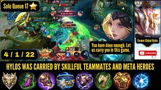 DEAR HYLOS THE META HEROES WILL CARRY YOU THIS GAME YOU HAVE DONE ENOUGH OF CARRYING FOR THE TEAM [upl. by Terrill144]