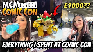 EVERYTHING I SPENT AT COMIC CON [upl. by Perry]