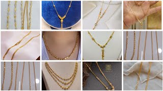 Gold chain designs new model 2023  With Price  Fashion Jewellery Teach [upl. by Anual]