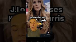 JLO ENDORSING KAMALA HARRIS [upl. by Medarda]