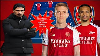 NEW ERA  STRONGEST Arsenal Predicted Line up Under Mikel Arteta with Leroy Sane amp Viktor Gyökeres [upl. by Lleinnad]