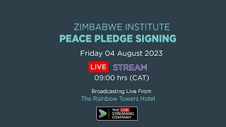 Zimbabwe Institute  Peace Pledge Signing [upl. by Kreitman453]