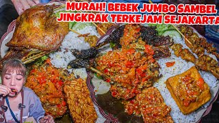 SEUMUR HIDUP BARU TAU ADA BEBEK BAKAR SAMBAL SETAN JINGKRAK ASLI TEGAL MAKANMURAH [upl. by Anidal553]