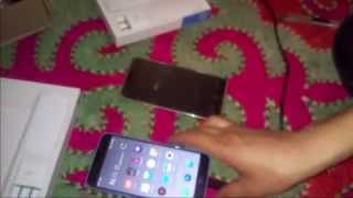 Екі Meizu M1 note Meilan смартфондары Ақ және көк Тапсырысты ашу Распаковка [upl. by Nwaf]