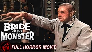 Horror Film  BRIDE OF THE MONSTER  FULL MOVIE  Ed Wood Bela Lugosi Classic [upl. by Roselin]