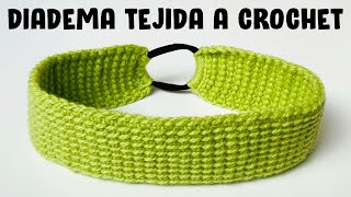 🌈Diadema Tejida a crochet PASO A PASO crochet headband  VINCHA  TURBANTE❤ [upl. by Nedra569]